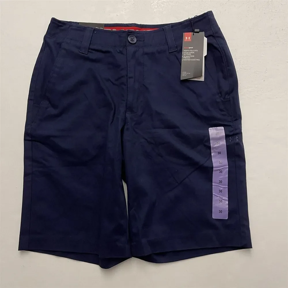 NWT Under Armour 30 x 10" Navy Performance‎ Chino Short 1253679